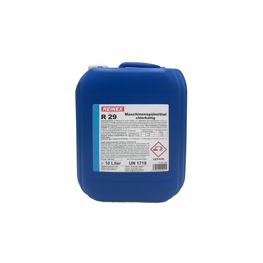 REINEX R29 Maschinenspülmittel chlorhaltig 10L