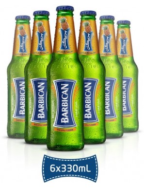 باربيكان شراب الشعير اناناس 24X330 ml