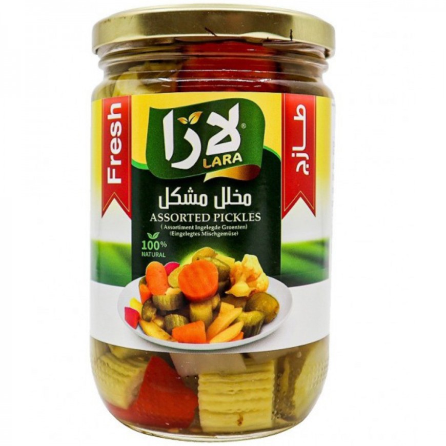 لارا مخلل خضرة طازجة مشكل 12X400g