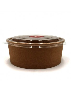 Salatbox Kombi Pap 1300ml Kraft 25st