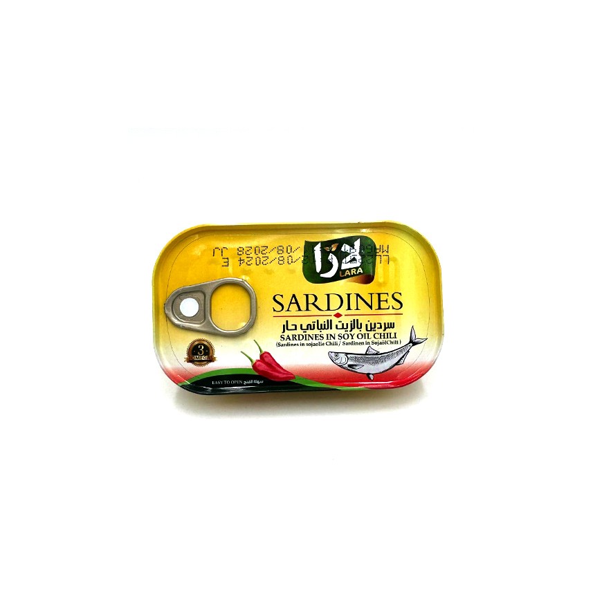 لارا سردين حار 50X125g
