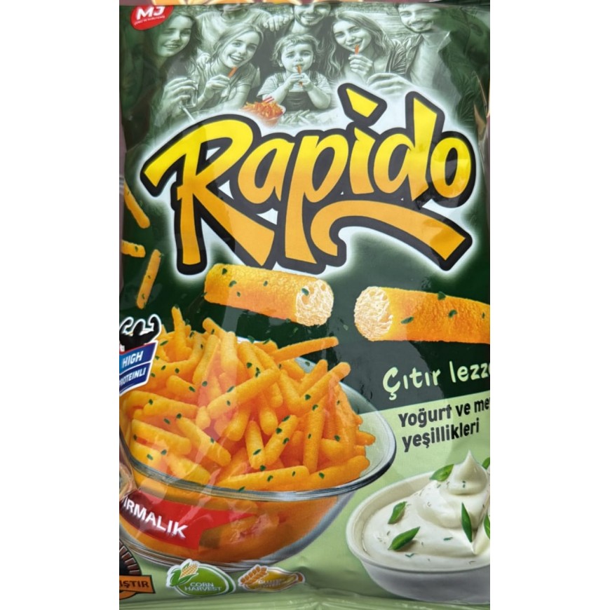 Rapido Chips yogurt   20x115Gr