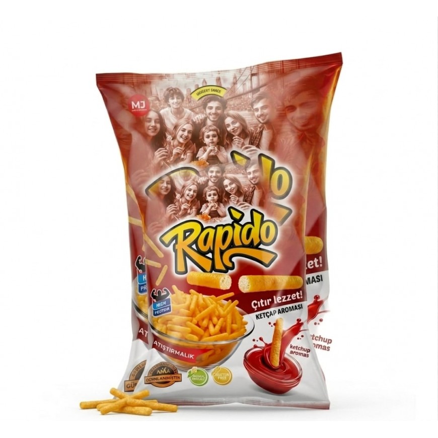 Rapido Chips  Katchup    20x115Gr