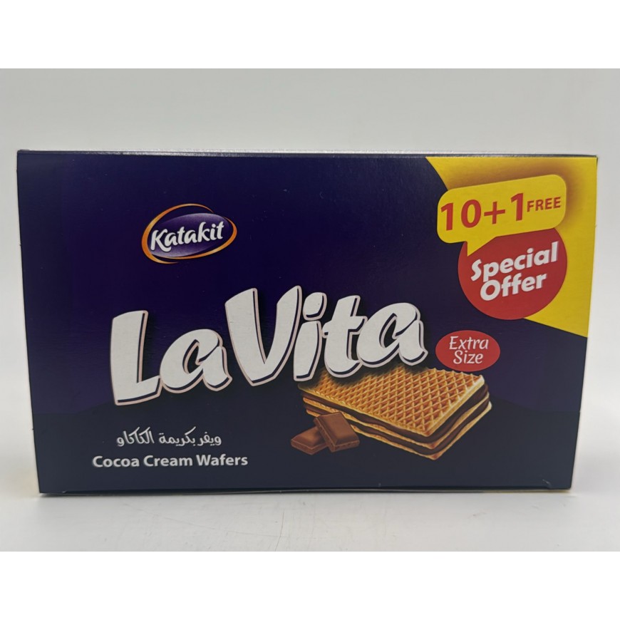 كتاكيت لافيتا ويفر كريم كاكاو   24X(11X22Gr)