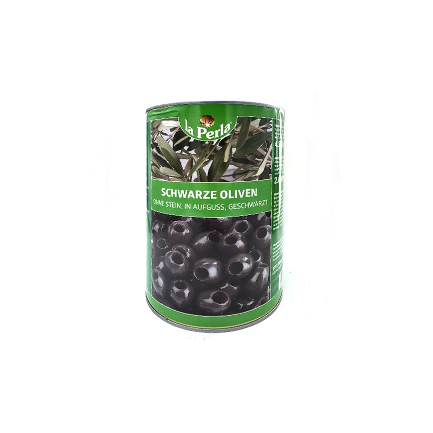 la Perla Schwarze Oliven  O.stein 4250g