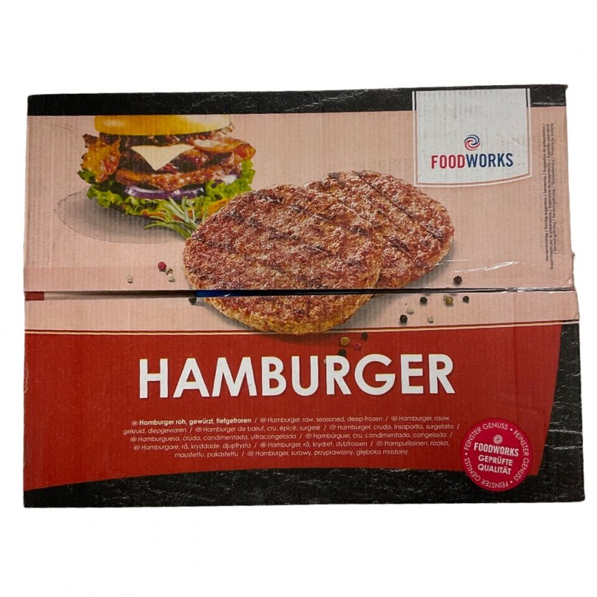 Food works Hamburger50x100g 5kg
