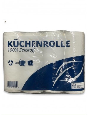 Küchenrollen 3 lagig 50 Blatt 8x4st