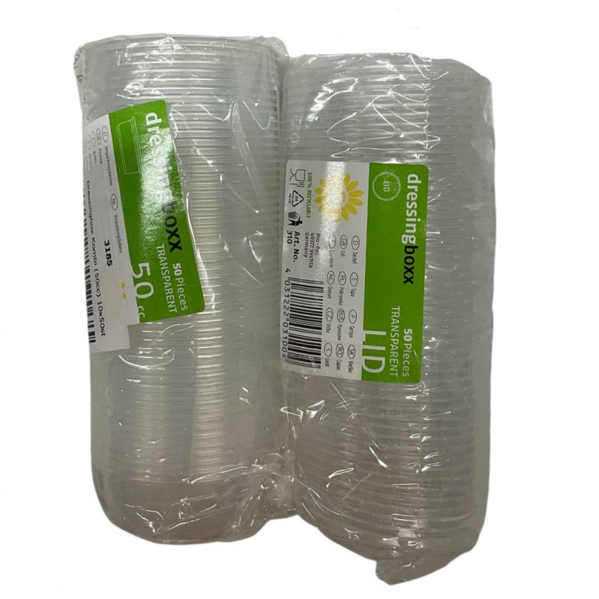 Dressingbox (Saucecup) Kombi (50cc) 10x50st
