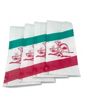 Bäcker-faltenbeutel Pizza 12+5x25cm 1000st