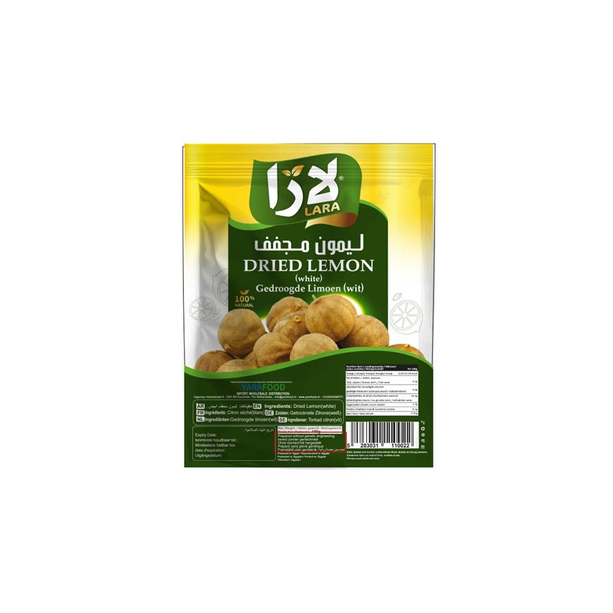 لارا ليمون أصفر مجفف 16X150g