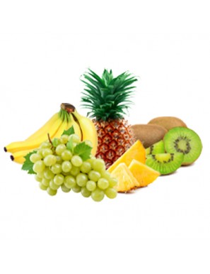 Trauben -banane-ananas-kiwi 1kg